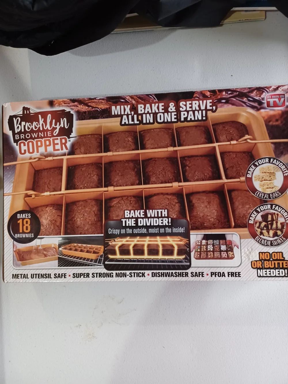 Brooklyn Brownie Copper Multi-Section Brownie Pan - Copper Finish